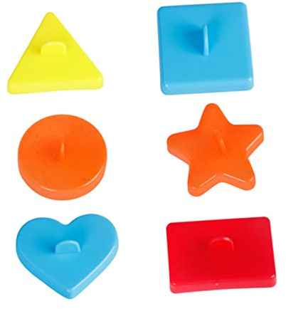 Sosoport Set di Stampi per Sabbia da Spiaggia 12 in Plastica con Modelli Animali, Giocattoli per Bambini All'aperto e Sviluppo Coordinazione Colore Casuale