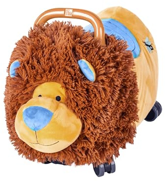 FWRider Ride-On Lion Kinder Laufrad ab 1 Jahr Blau - Niedliches Balance-Bike und Lauflernrad im Löwen-Design für die Allerjüngsten, Geeignet bis zu 25 kg