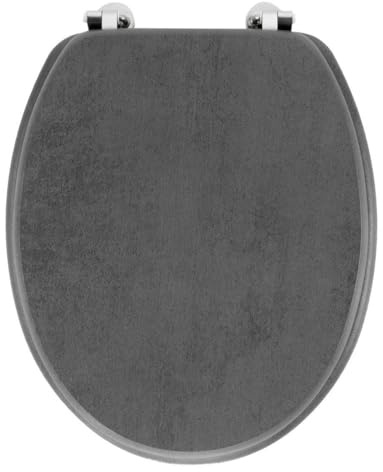 Abattant WC Effet Béton Alium 46cm Gris