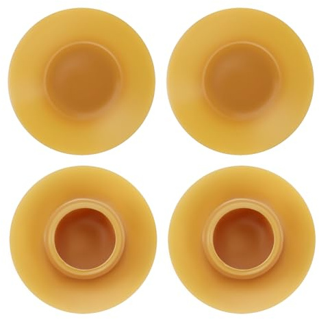 Threshold Screw Covers, Door Threshold Sill Cap Compitable with Therma-Tru, Screw Cap Plugs Replacement for Therma-Tru Adjustable Threshold Exterior Door, Hide & Protect Screws-(4 Pack Light Oak)