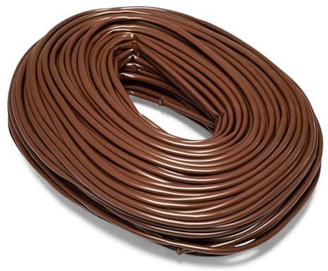 Brown Sleeving Cable Protection, Electrical PVC Flexible Wire Tubing (2mm - 1 metre)