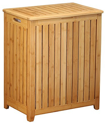 Oceanstar Spa-Style Bamboo Laundry Hamper