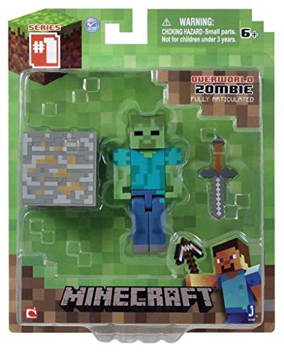 Minecraft 16509 - Figura de acción con accesorios Zombie