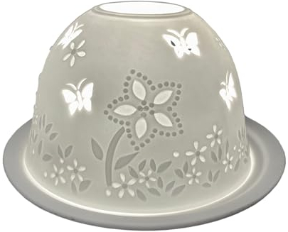 KERZENFARM 30021 Porzellan tealight-holder, weiß