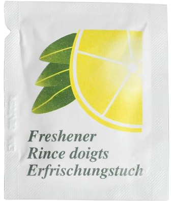 Handy Freshener Lot de 100 lingettes au citron