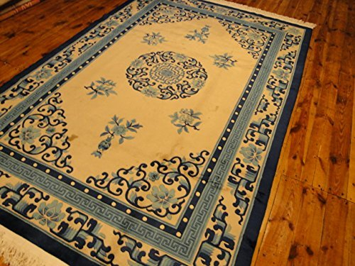 Handgeknüpfter China Orientteppich aus Schurwolle 280 x 187 cm Peking Design