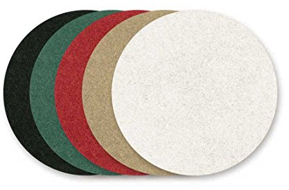 RETOL disques abrasifs normaux, 200 mm, blanc, p. ponceuses multi-disques, polyester (Lot de 10)