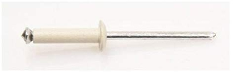 DEGOMETAL - 100 Rivets aveugles éclatés Alu/Acier Tête Ronde Standard - Ral9002 4X16-133 140 161
