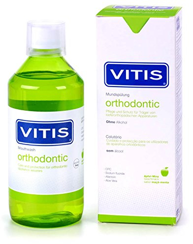 Vitis orthodontic Mundspülung 500ml, 4er Pack (4x 500ml)