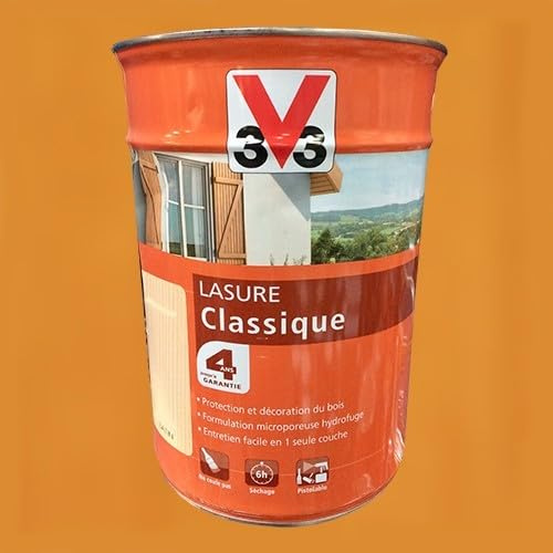 V33 Lasure Classique 4 ans Chêne clair - 5 L