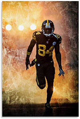 500 Teile Puzzle American-Football-Spieler Antonio Brown Star Holz Puzzle Erwachsene Stress Freisetzung Spiel 500 Piece 20.4x15inch(52x38cm) Kein Rahmen