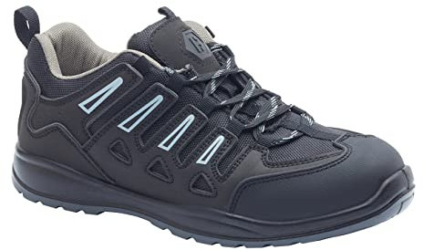 Blackrock Clayton Safety Trainers, Steel Toe Cap, Safety Work Shoes, Water Resistant, Mens Womens Ladies, Lightweight, Non-Slip, Slip Resistant, Warehouse - Size 5