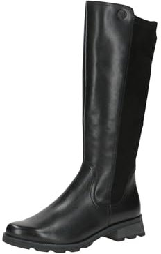 CAPRICE Damen Hohe Stiefel mit Absatz Elegant Kniehoch, Schwarz (Black Comb), 39 EU