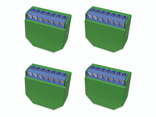 Shelly WiFi-Dimmer 2, 4 Stück, Grün, TRIAC, Automatik, 4-Wege, Oberflächenmontage