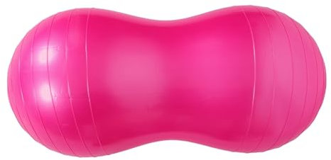 POPETPOP Erdnussball Für Yoga Und Schwangerschaft Stabilitätsball Mit Anti-Burst-Technologie Massagefunktion Geeignet Für Balanceübungen Und Geburtsvorbereitung Inklusive Pumpe