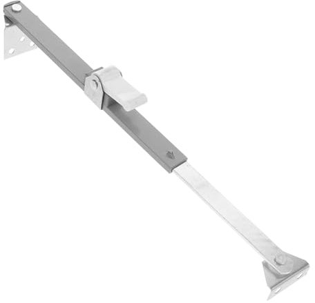 Hoement Fijador De Ventana Inoxidable Diseño Antivuelco Limitador De Ventana Para Seguridad Abatible Para Instalación y Reemplazo