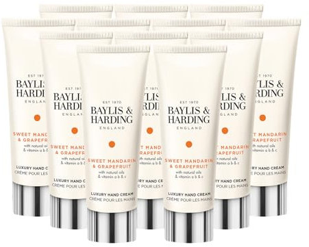 Baylis & Harding Signature Sweet Mandarin & Grapefruit Hand Cream 50 ml (Pack of 12) - Vegan Friendly