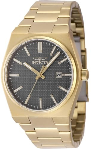 Invicta Speedway 48397 Herrenuhr - Quarzwerk - Edelstahl mit grauem Zifferblatt - 40 mm