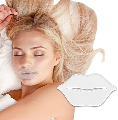 TOEECY Labiales Transparentes Silicona Antirronquidos Nocturnos Adhesivos Reutilizables Dormir Mejor Respiración Nocturna