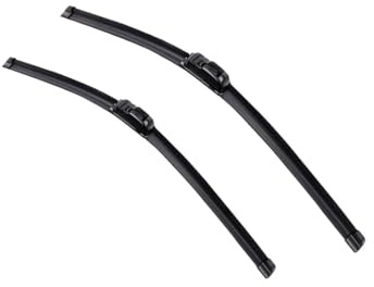 TNTVLMVUZ essuie-Glace Voiture pour A3 8L 1997-2003 Essuie-Glace Avant Voiture Type U en Caoutchouc Souple sans Cadre Et sans Support Essuie-Glaces Voiture 21+19