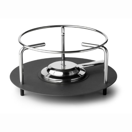 Stöckli Rechaud Aragon mit Pasten- Sicherheitsbrenner, Farbe: Anthrazit, Durchmesser: 21cm, 8560.50