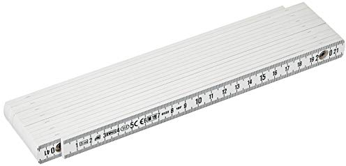Metrica 18070 3m Fiberglass Folding Rule - White