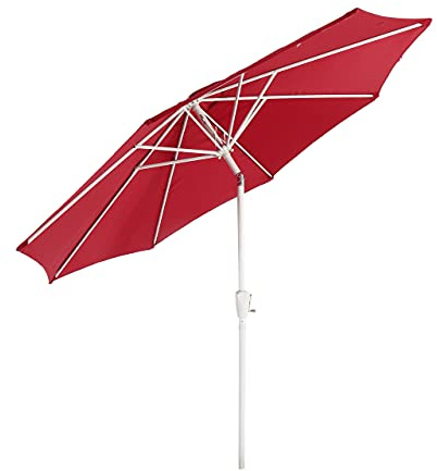 Mendler Sonnenschirm N18 Ø 2,7m Polyester/Alu | Gartenschirm, neigbar, 5kg