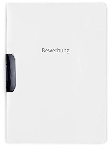Durable 228902 Bewerbungsmappe Duraswing Job, bis 30 Blatt A4, weiß, 10er Packung