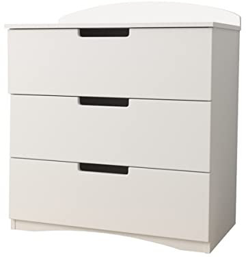 KOCOT KIDS Klassisch Kinderkommode, weiß, 92x41x80,5