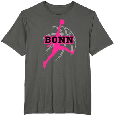 Bonn Basket Ball Fan Support Rheinland Stadion pink T-Shirt