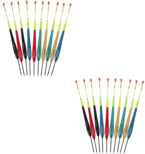 VANZACK 20pcs Fishing Floats High Sensitivity Floats for Freshwater Fishing for Bait Suspension Use for Anglers