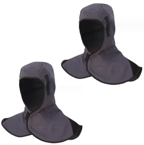 Gorro Soldador para Careta de Soldar, Capucha Ignífuga (2 Unidades) | Protección para cabeza, cuello y rostro. Lavable, reutilizable y resistente al calor, chispas y polvo. Uso prolongado.