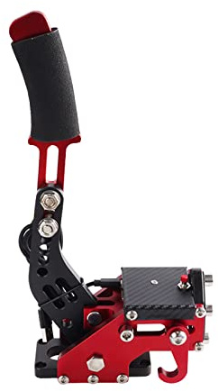 Sim Racing Handbrake for Logitech G920 – 14Bit USB 3.0 Compatible with Xbox Series X|S, Xbox One, PC – Extra Racing Controller for Racing Games, Durable Steel Structure, Red（Without fixed bracket）