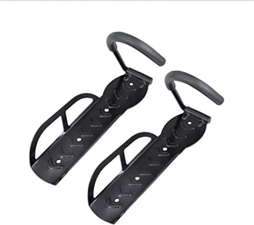 Paquete de 4 ganchos para colgar bicicletas de pared para cobertizos de garaje interiores