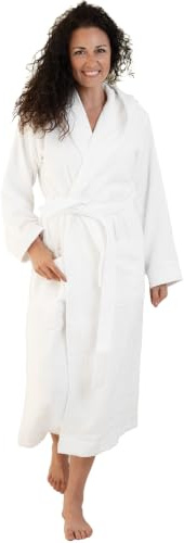 SIEGENTHAL® Damen Bademantel Frottee Velours aus 100% Baumwolle mit Kapuze, flauschiger Morgenmantel, Saunamantel, Hausmantel, Wellness Bademantel