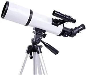 ABNNHK Télescope astronomique pratiqueTélescope Pratique, télescope de Voyage Portable Pratique avec trépied, télescope réfracteur astronomique à Ouverture de 70 mm p