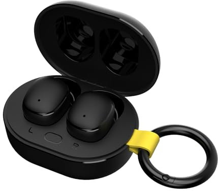 VulTech Drip Casque Bluetooth 5.4, écouteurs Intra-Auriculaires sans Fil avec Microphone, 14 Heures totales, contrôle Tactile, Charge USB-C, Assistant Vocal Siri et Google, Son équilibré, Android/iOS