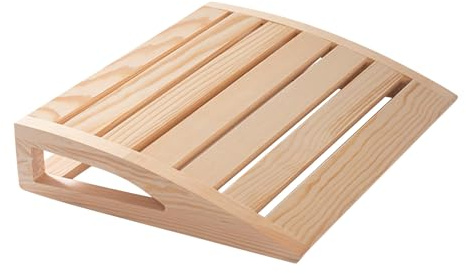 Sauna avkopplande nackstödskudde – bastu nackstödskudde | Träryggbockning bänk | ångträdsbehov | ergonomisk design, djup avkoppling nackstöd för tonåringar tonåringar tonåringar flickor kvinnor fr
