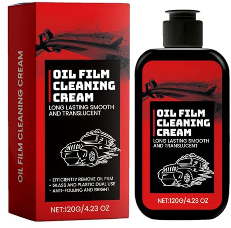 Pruojhw Limpiador para película de en de coche, crema limpiadora de 100 ml para eliminar las manchas | Crema de limpieza de película de para automóviles - Para vehículos de motor