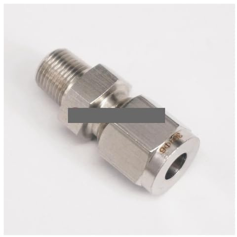 1/8 BSPT männlich 304 Edelstahl 6mm AD Rohr Doppelklemmring Kompressionsverschraubung