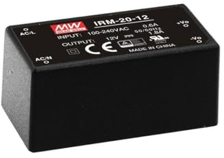 WITTKOWARE IRM-20-12 Miniatur-Schaltnetzteil für Leiterplatten-Printmontage, vergossen, Ausgang 12V/DC, max. 1,8A (21,6W)