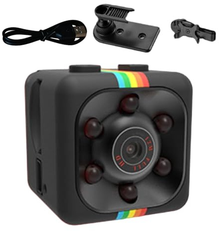 Action Camera, DV1080P Ultra HD, Videoregistratore per sport SQ8 SQ11, impermeabile, scheda di memoria integrata da 32 GB, ricarica USB, per Vlog all'aperto, sport estremi