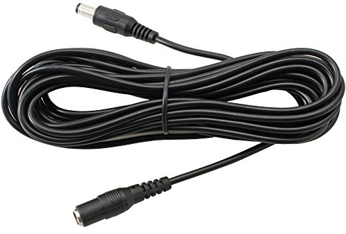 SpyCameraCCTV - 5 Metre DC Power Extension Cable with 2.1mm/5.5mm Male Female Jack - Suitable for 12V CCTV Cameras