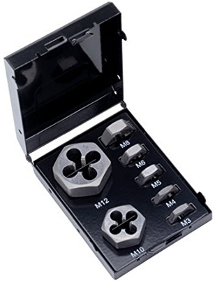 VÖLKEL Schneidmutter-Satz 5-tlg. DIN-Ausführung HSS UNF 1/4 – UNF 1/2