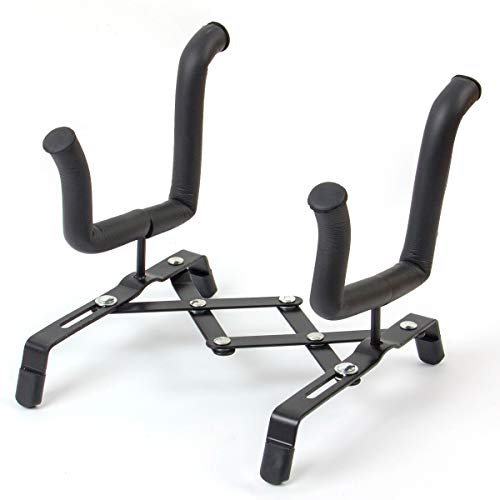 lotmusic Ukulele Violin Stand Holder Foldable for Soprano Concert Tenor Ukelele 4/4 3/4 2/4 1/4 Violin Metal Black From Kmise