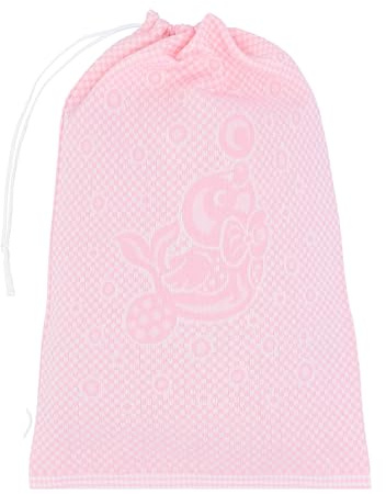 EMMEBi Sacca asilo cambio cotone nascita neonato (Rosa foca)