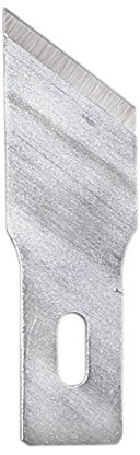 Excel Blades #19B Beveled Chisel Blade – 5-Pack | 1/2 Carbon Steel Hobby Knife Replacement Blades for Cutting, Carving & Deburring | Made in the USA