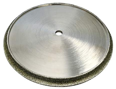 Diamond Profile Wheel for Granite, Quartz, and Travertine for Tile Saws - 10 Diameter Shape B - 3/8 Radius Demi-Bullnose #40/50 Grit