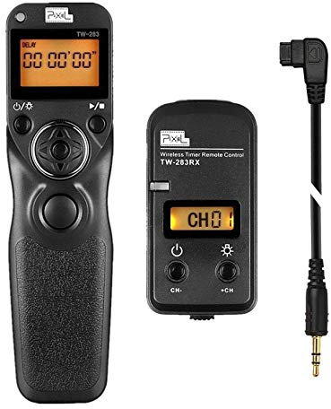 Pixel TW-283/S1 2.4GHz Minuterie Télécommande sans Fil Intervallomètre et Déclencheur à Distance pour Sony A100 A200 A300 A350 A400 A450 A500 A550 A560 A580 A700 A850 A900 A55 A57 A65 A67 A77 A99