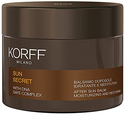 Korff Sun Secret Balsamo Doposole Viso E Corpo Idratante E Lenitivo, Texture Fresca, Tutti I Tipi Di Pelle, Ml - 220 G